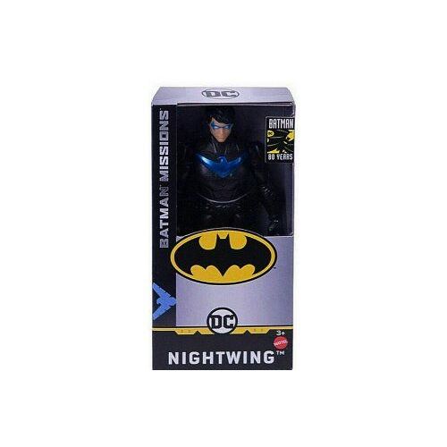 Coffret Figurine Nightwing 15cm - Serie Missions 80 ans - DC Batman - Super Heros - Jouet Garcon