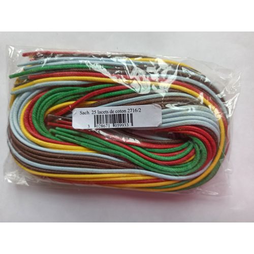 25 Lacets En Coton De 68 Cm