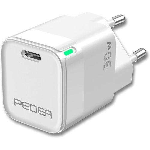 Hamiltion-Mini Chargeur Rapide Double 30 W Pd Gan Type C, Blanc