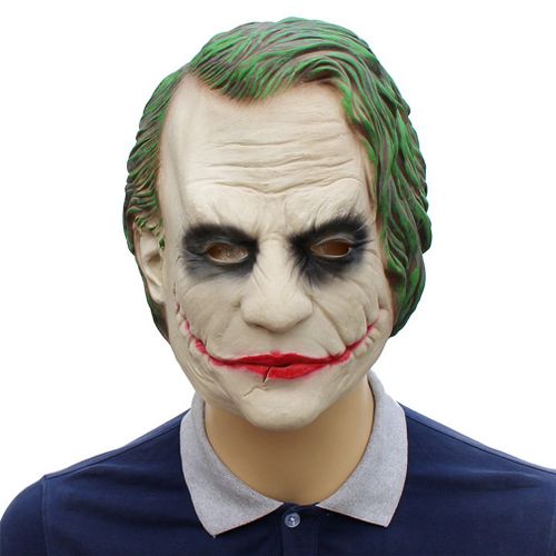 Joker Batman Masque Déguisement Clown Latex Headgear Dark Knight Film Accessoires