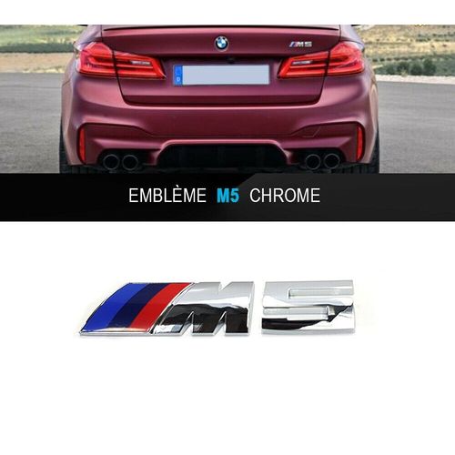 Emblème M5 Performance Arrière Coffre Chrome 115x28 Mm B.M.W F90 Serie 5