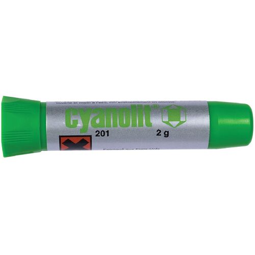 Colle Cyanolit ultra rapide Cyanolite - Verte 2 g