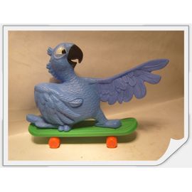 Figurine Rio - Blu Le Perroquet Sur Son Skate - Happy Meal - Mcdo 2011