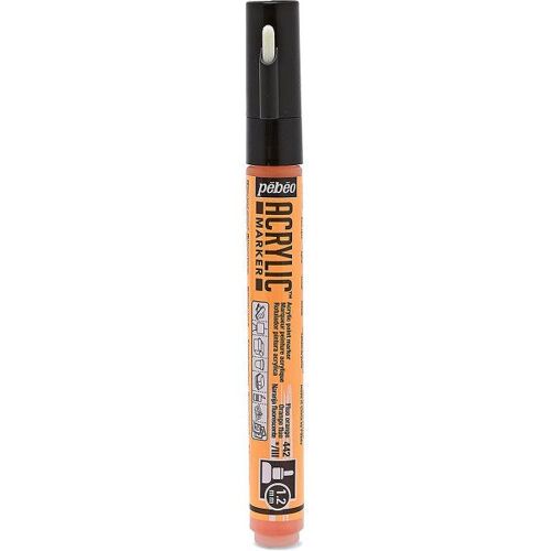 ACRYLIC MARKER 1.2MM ORANGE FLUO