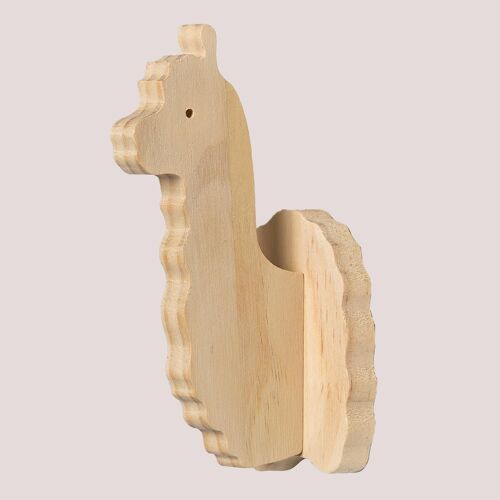 Porte-manteau mural en bois Pypa Kids Lama