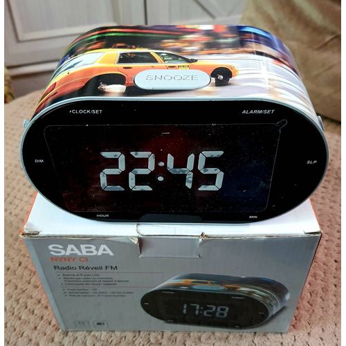 Radio Reveil Double Alarme SABA Edition New York NYNY CI