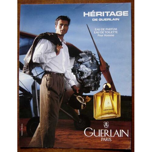 Publicité Papier - Parfum "Héritage" De Guerlain De 1994
