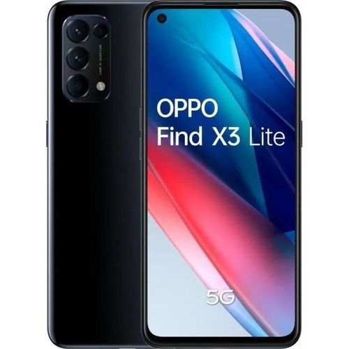 OPPO Find X3 Lite 5G 128 Go Noir - Reconditionné - Très bon état