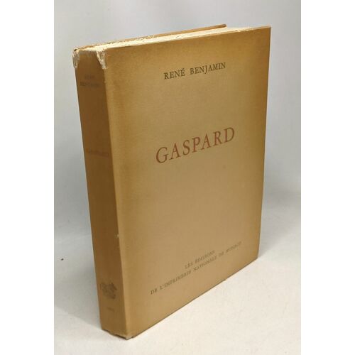 Gaspard - Exemplaire Numéroté Collection Des Prix Goncourt