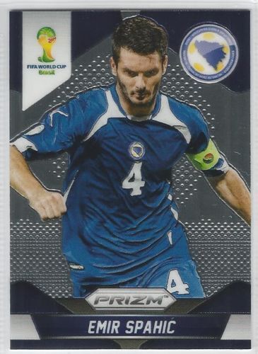 Panini Prizm #024 - Emir Spahic   Bosnie  Herzegovine    World Cup 2014