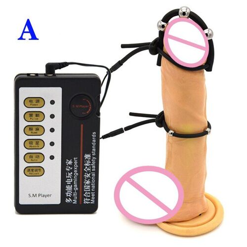 Jouet Sexuel Érotique Pour Homme, Thérapie Électro-Choc, Anneau De Pénis, Stimulateur De Pouls, Massage, Orgasme, Stimulation Électrique, Bdsm