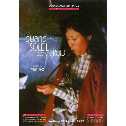 Quand Le Soleil Devint Froid, Synopsis Dépliant,  Yim Ho, Avec Ma Jingwu, Siquin Gowa, To Tzong-Hua
