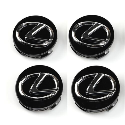 Auto Cache-Moyeux Pour Lexus Es300 Rx330 Gs300 Accessoires Couverture Centrale (Noir ) - Lot De 4 (62mm)