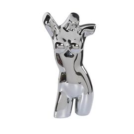 Mini Mannequin Demi-Corps en ABS pour Soutien-Gorge et Sous-Vêtements,Affichage de la Fenêtre du Torse - Type No.08 Silver