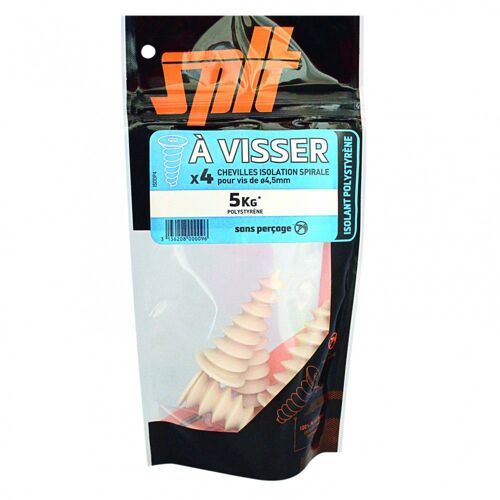 Lot de 4 chevilles à visser isd ISDDP4 SPIT