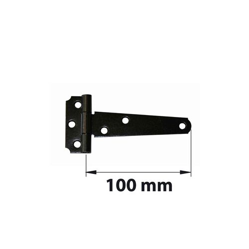 Charnière universelle acier pour porte, L.120 x l.55 mm