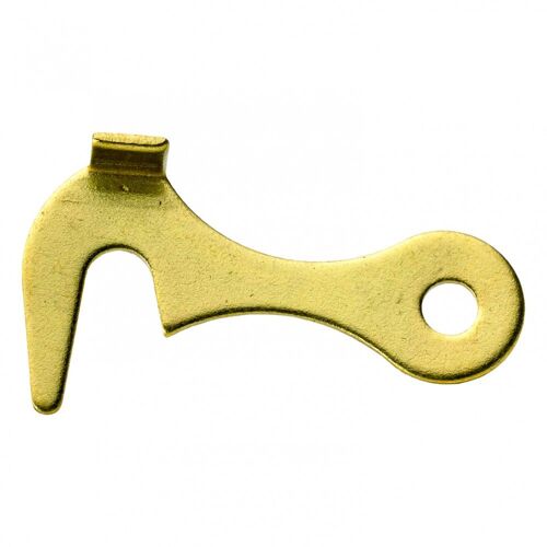 Lot de 2 crochets de contrevent acier HETTICH, L.32 x l.17 mm