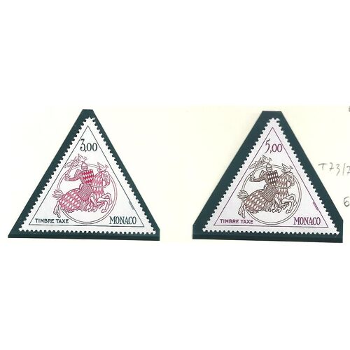 Monaco N° Taxe 73 & 74