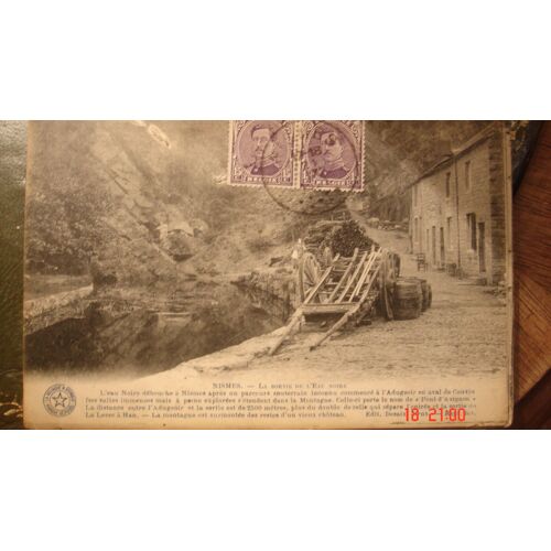 Nismes - Belgique - La Sortie De L'eau Noire Vers 1910