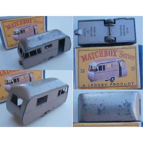 Bluebird Dauphine Caravane Matchbox Lesney Moko N°23 Années 1960-Matchbox