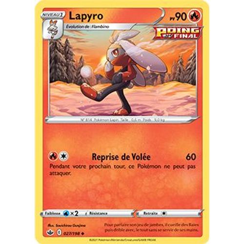 Lapyro - 027/198 - Règne De Glace