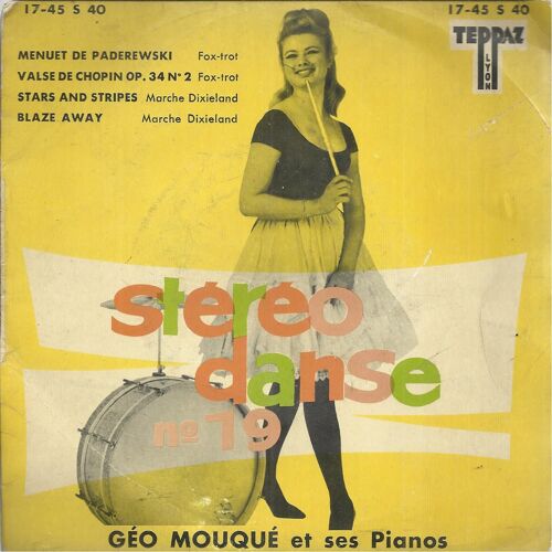 Stéréo-Danse N° 19 : Menuet De Paderewski - Valse De Chopin Op. 34 N° 2 / Stars And Stripes - Blaze Away