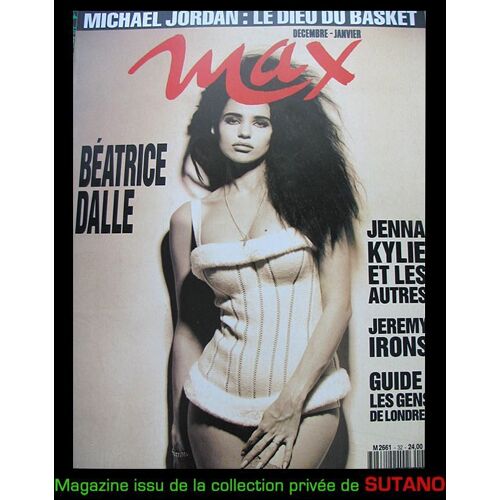 Max 32 12-1991: Beatrice Dalle En Poster Kylie Minogue Robin Givens Michael Jordan (8p) Jenna King