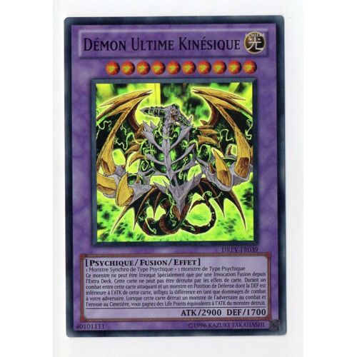 Demon Ultime Kinesique - Yu Gi Oh - Drev Fr039 Super