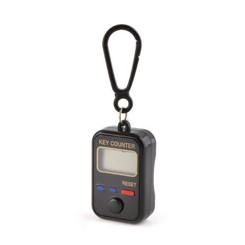 Compteur de comptage électronique à chiffres LCD 0-99999, porte-clés compteur de doigt pour la couture, outil de tissage de tricot