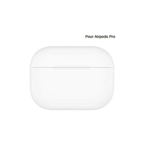 Coque HOBBYTECH Coque en silicone pour airpods pro Blanc