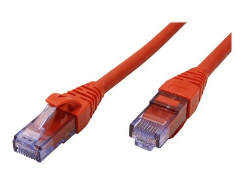 Roline - Cordon de raccordement - RJ-45 (M) pour RJ-45 (M) - 5 m - UTP - CAT 6a - sans halogène, moulé, bloqué - rouge