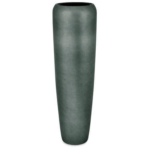 Bac Résine Synthétique Et Feuille D'argent Ø 34 Cm H 117 Cm Int. Colonne Métal Anthracite