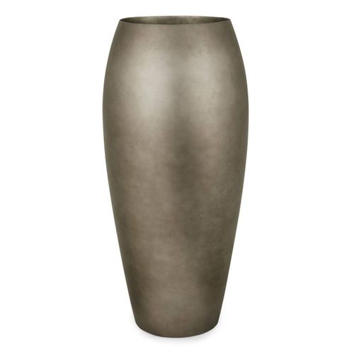 Bac Résine Synthétique Et Feuille D'argent Ø 46 Cm H 100 Cm Int. Bullet Métal Bronze