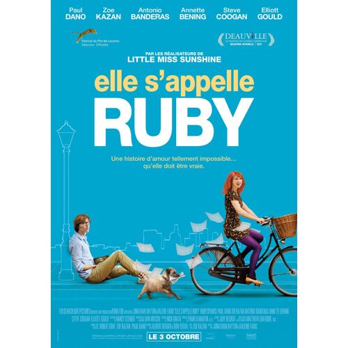 Elle S'appelle Ruby - Affiche Originale De Cinéma - Format 40x60 Cm - De Jonathan Dayton Avec Paul Dano, Zoe Kazan, Chris Messina,