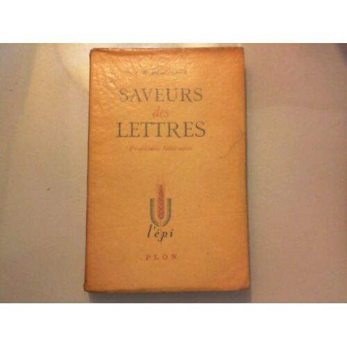 Saveurs Des Lettres, Problèmes Littéraires. Debidour. V. H.