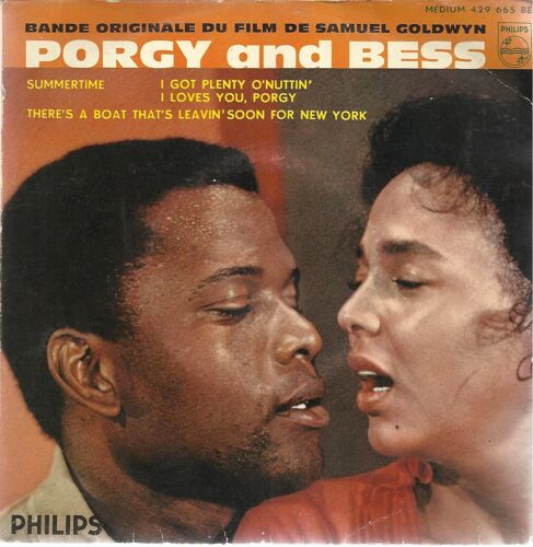 Bande Originale Du Film "Porgy And Bess" : Summertime 2'37 - I Got Plenty O' Nuttin'3'09 / I Loves You Porgy 3'26 - There's  A Boat That's Leavin Soon For New York 2'15