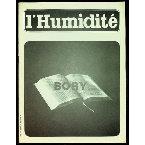 L'humidité N°18 Octobre 1973
