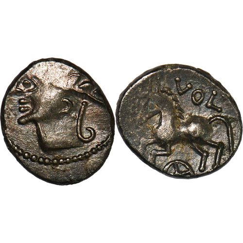 Gaule - Allobroges - Denier Au Cheval Et À La Rouelle - 1er Siècle Av. Jc - 2.26 G. - Tres Rare - Lt.2621 - 22-037