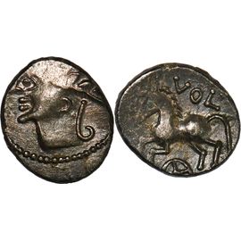 Gaule - Allobroges - Denier Au Cheval Et À La Rouelle - 1er Siècle Av. Jc - 2.26 G. - Tres Rare - Lt.2621 - 22-037