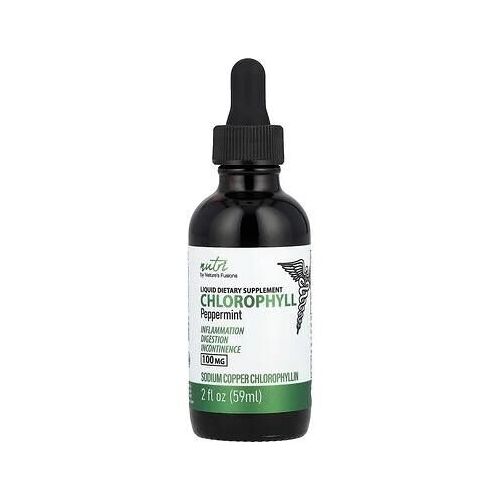 Nature's Fusions, Chlorophylle, Menthe Poivrée, 100 Mg, 59 Ml 