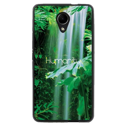 Coque Souple Pour Wiko Robby Avec Impression Motifs Humanity