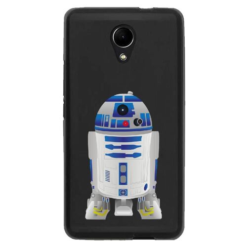 Coque Souple Pour Wiko Robby Avec Impression Motifs Robot