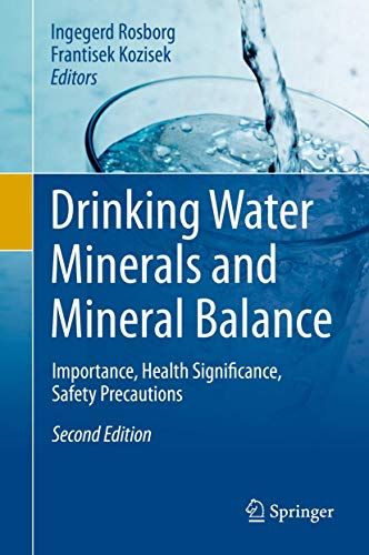 Drinking Water Minerals And Mineral Balance