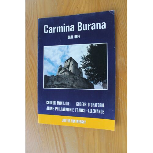 Carmina Burana - Philarmonie Franco Allemande