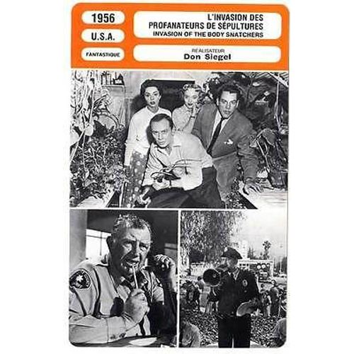 Fiche Monsieur Cinema L'invasion Des Profanateurs De Sépultures