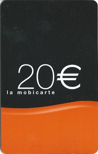 Télécarte Orange 20 Euros