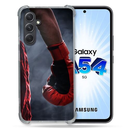 Coque Renforcée Pour Samsung Galaxy A54 5G Sport Boxe Gant Rouge