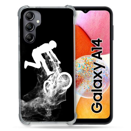 Coque Renforcée Pour Samsung Galaxy A14 4G / 5G Sport VTT Noir