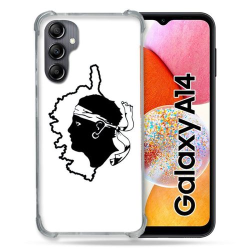 Coque Renforcée Pour Samsung Galaxy A14 4g / 5g Voyage Corse Blanc