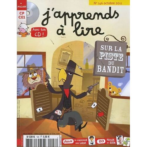 J'apprends À Lire N°146 Sur La Piste Du Bandit + Cd